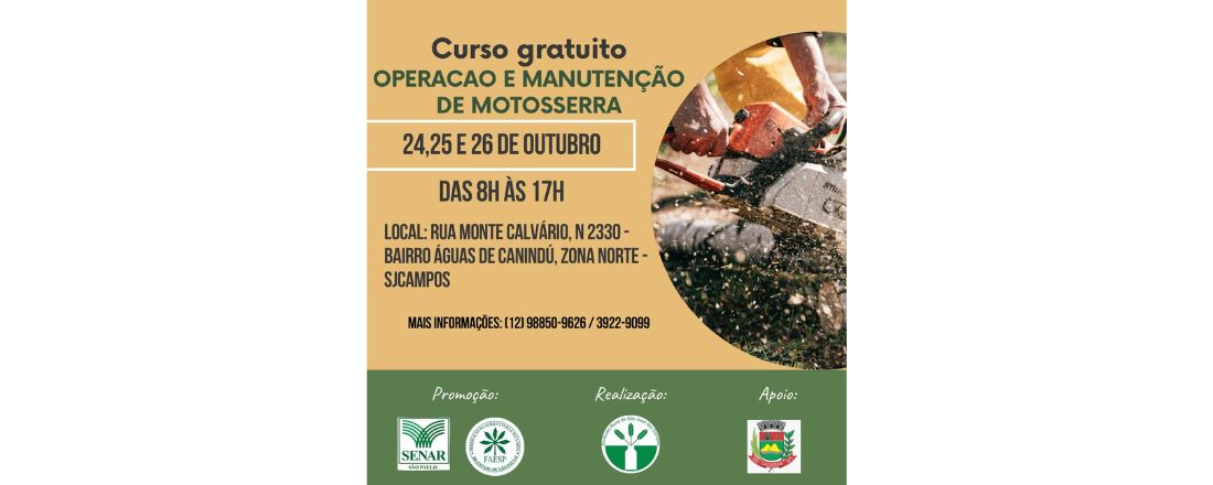 OPERAÇÃO E MANUTENÇÃO DE MOTOSSERRA -  2ª Edição