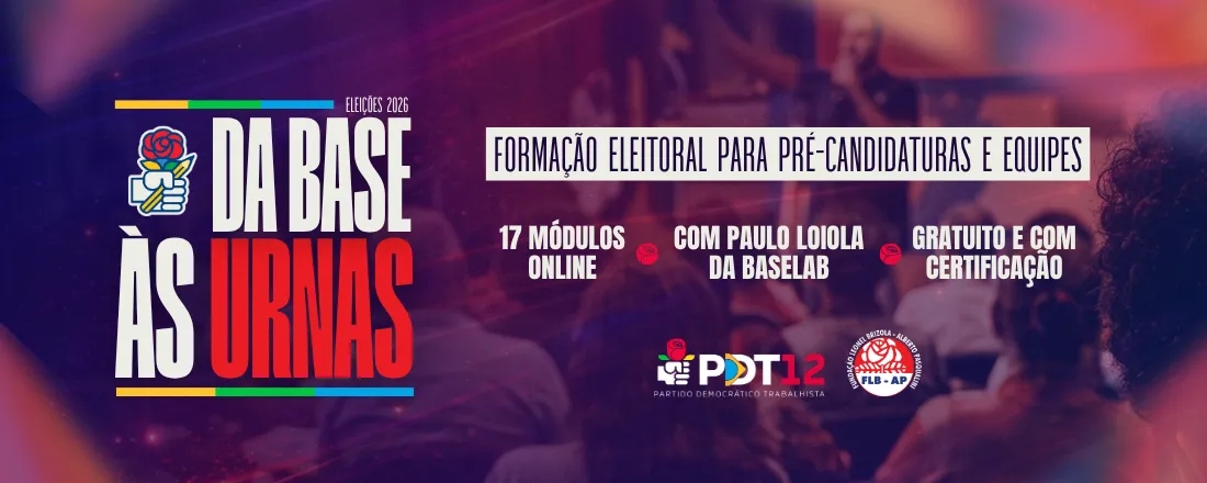 DA DASE ÀS URNAS - CURSO ELEITORAL 2026