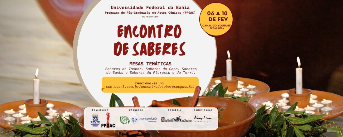 Encontro de Saberes – PPGAC-UFBA