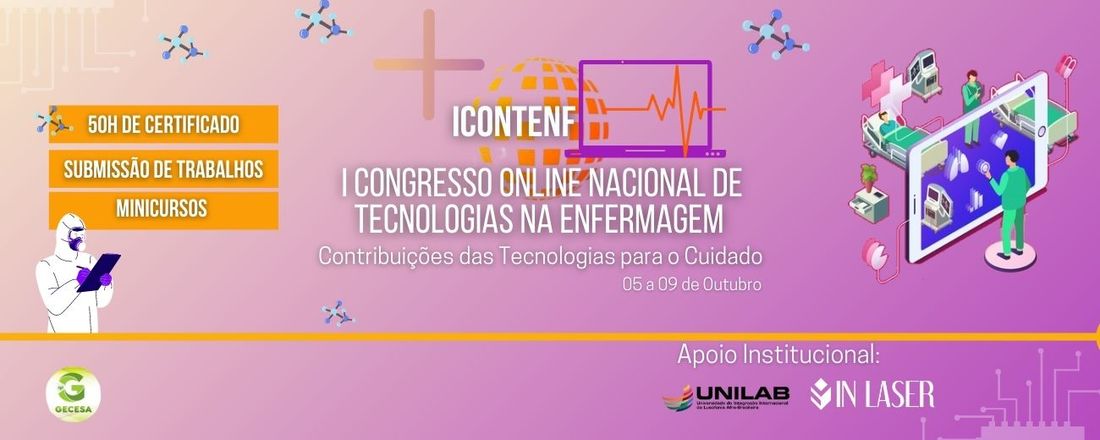 I Congresso Online Nacional de Enfermagem: Contribuição das Tecnologias do Cuidado