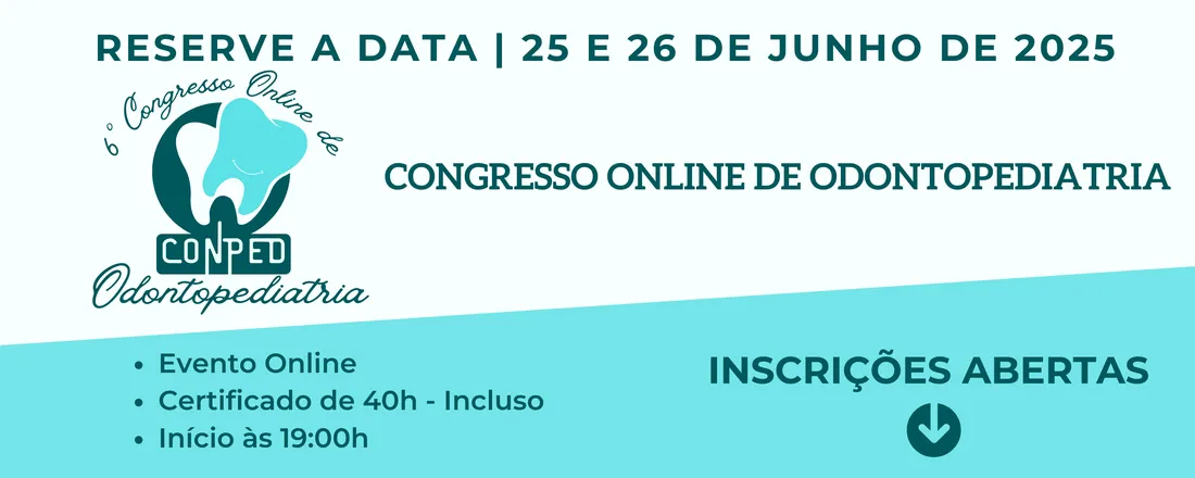 6° CONPED - Congresso Online de Odontopediatria