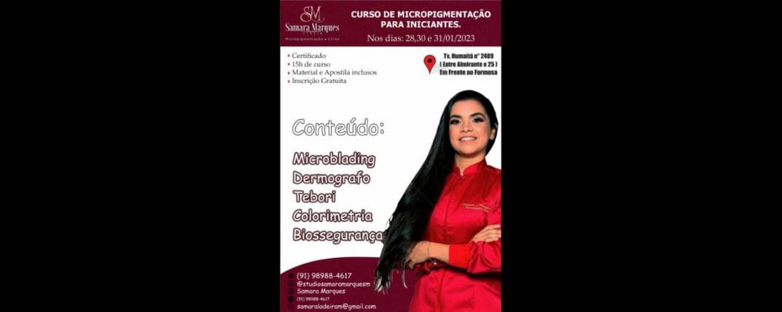 Curso de Micropigmentação para iniciantes