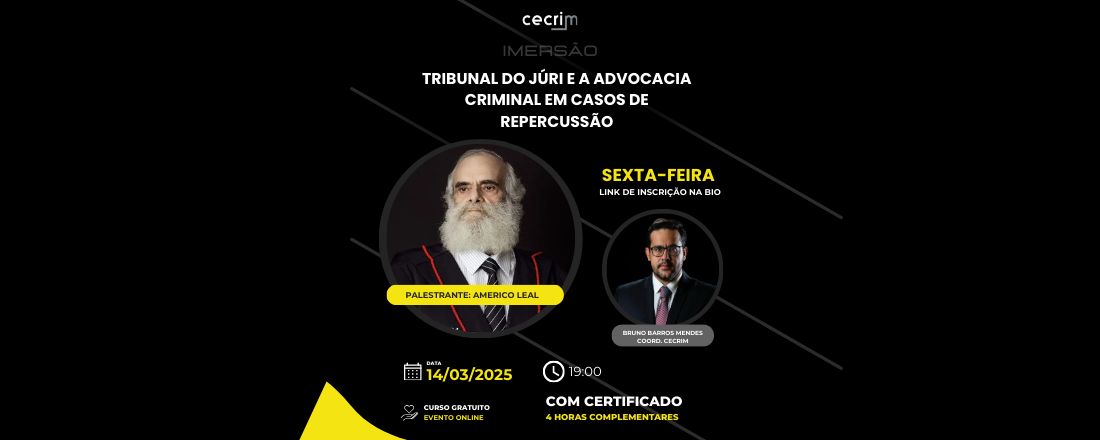 TRIBUNAL DO JÚRI E A ADVOCACIA CRIMINAL EM CASOS DE ALTA REPERCUSSÃO