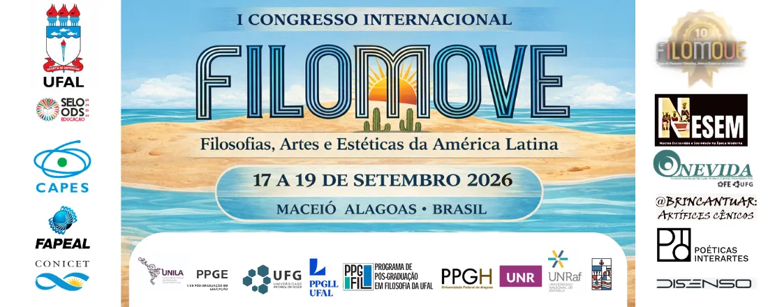 1er Congresso Internacional Filomove: Filosofia, Artes e Estéticas da América Latina