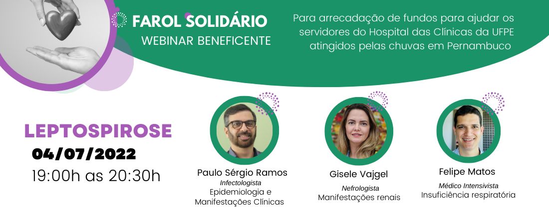 Webinário Beneficente - LEPTOSPIROSE