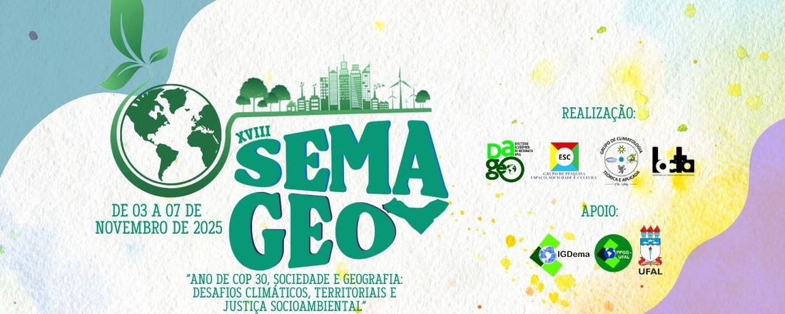 XVIII SEMANA DE GEOGRAFIA DA UFAL