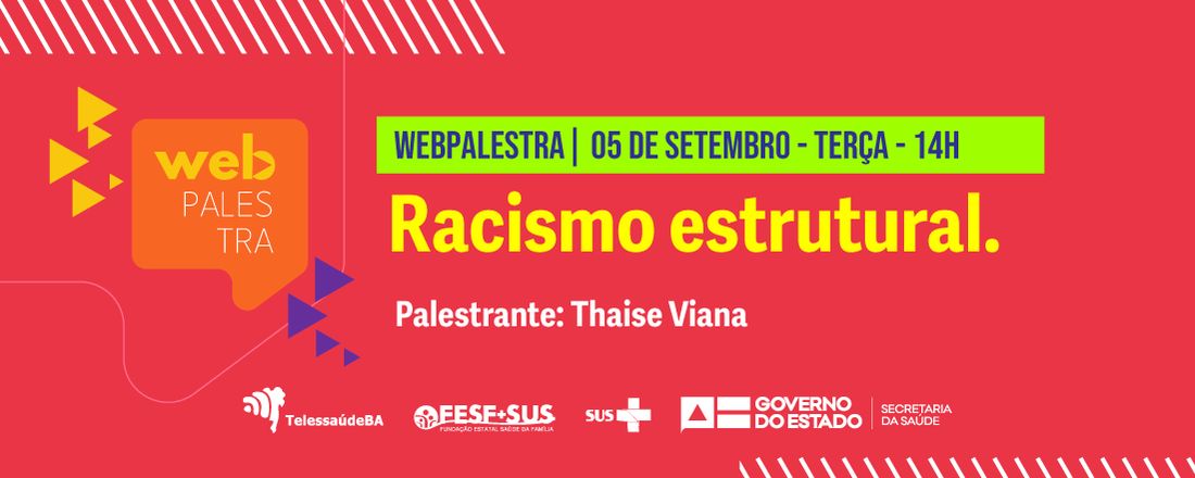 Webpalestra: Racismo estrutural