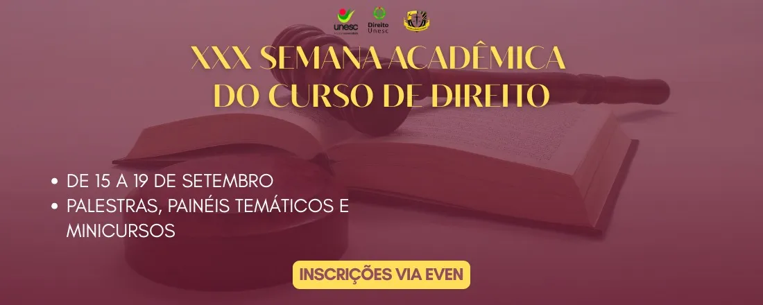 XXX SEMANA ACADÊMICA DO DIREITO