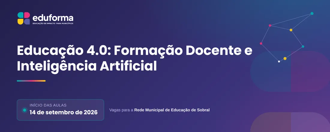 Curso Educação 4. 0: Formação Docente e Inteligência Artificial