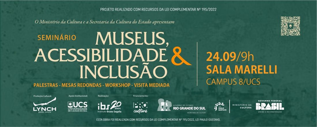 Seminário Museus, Acessibilidade e Inclusão