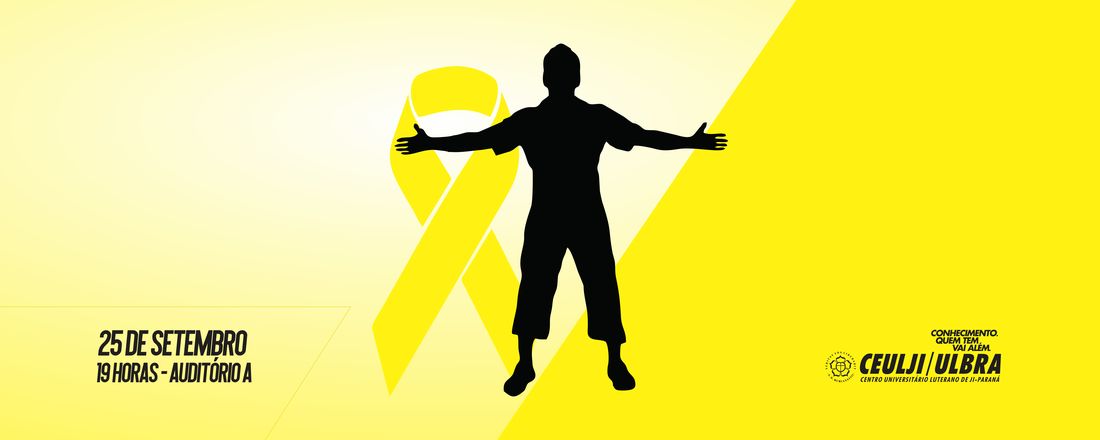Setembro Amarelo - Falar é a Melhor Solução