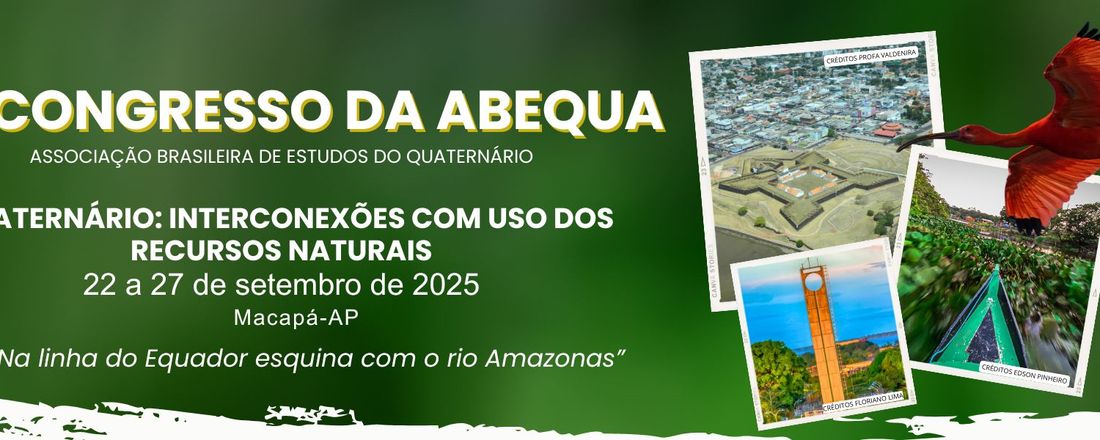 XX CONGRESSO DA ASSOCIAÇÃO BRASILEIRA DE ESTUDOS DO QUATERNÁRIO