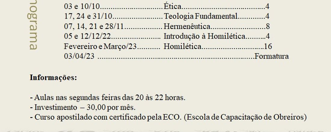 Curso de Homilética