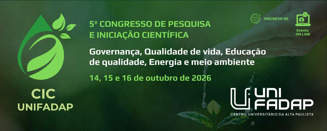 V Congresso de Pesquisa e Iniciação Científica da UNIFADAP