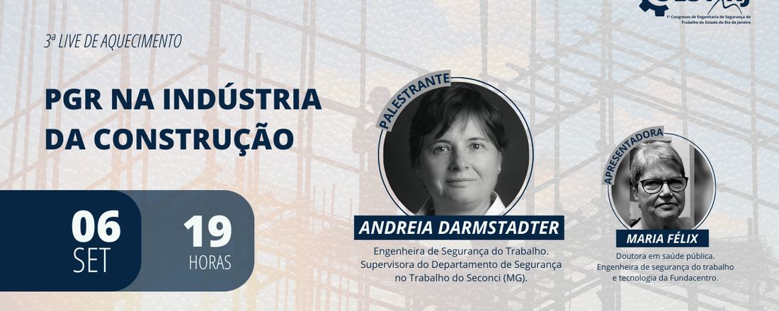 Aquecimento COEST-RJ - Palestra sobre PGR na indústria da construção