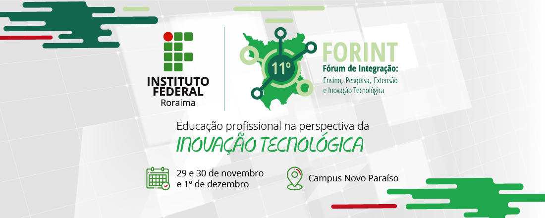 11º Fórum de Integração do Instituto Federal de Roraima