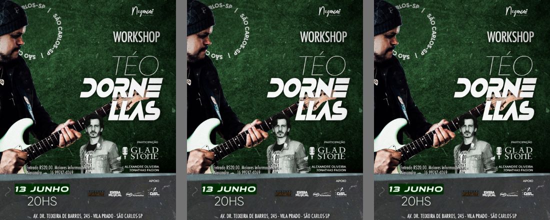 Workshop com o guitarrista Téo Dornellas