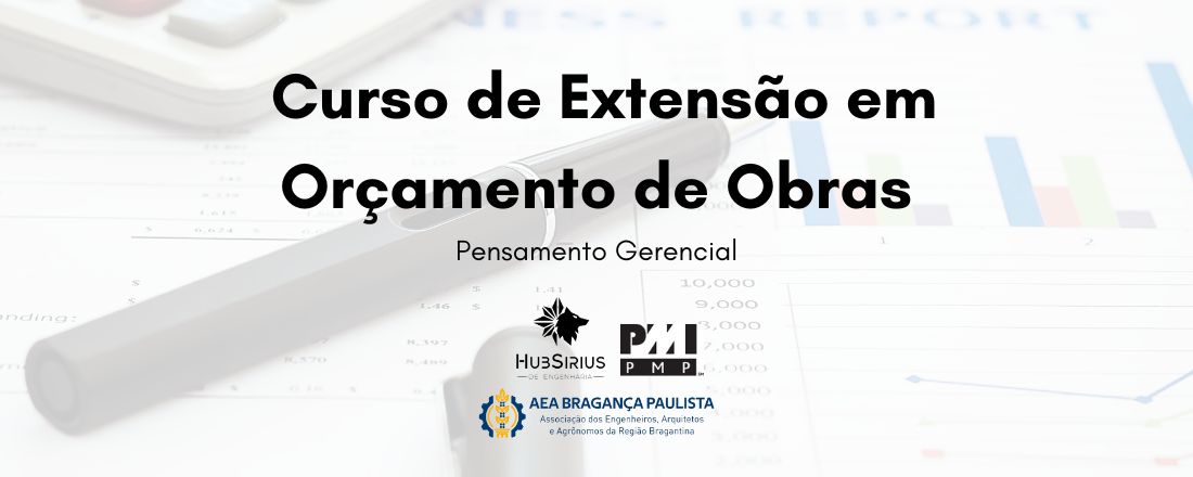 Curso de extensão - Orçamento de Obras