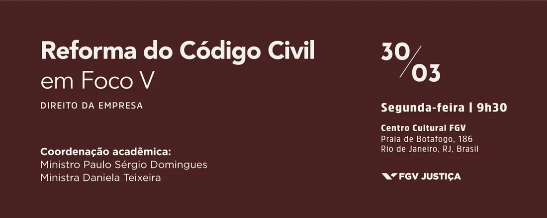 Reforma do Código Civil em foco V