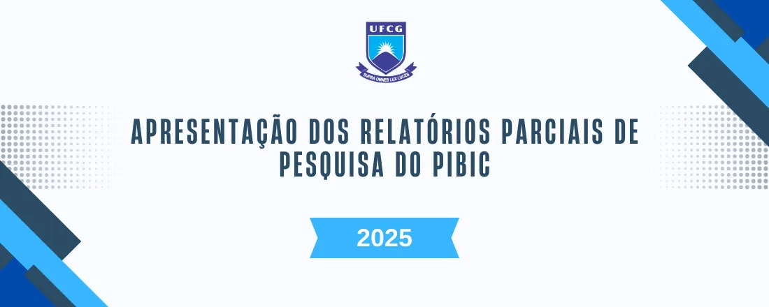 Apresentação dos relatórios parciais de pesquisa do PIBIC