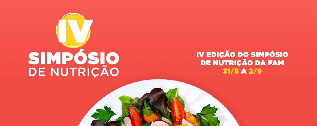 IV SIMPÓSIO DE NUTRIÇÃO - FAM