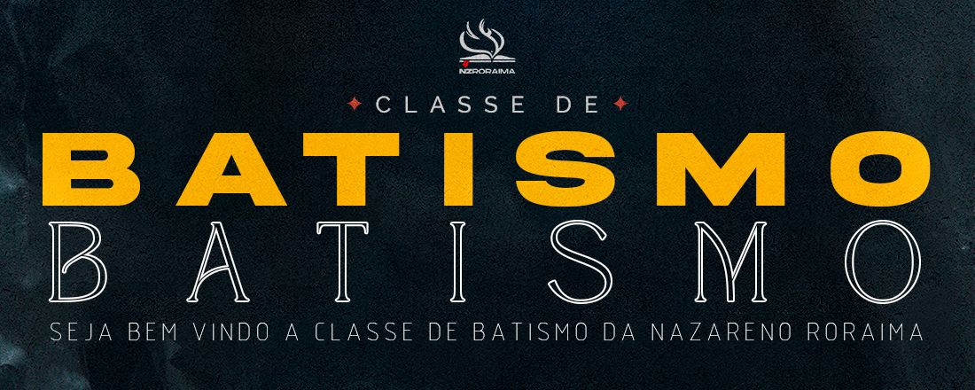 CLASSE DE BATISMO