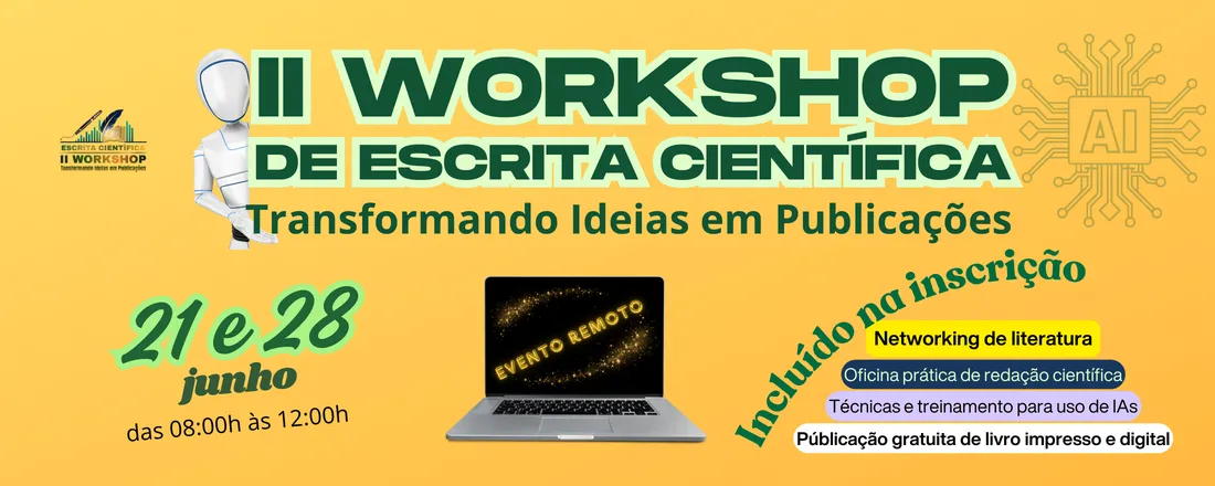 II Workshop de Escrita Científica: Transformando Ideias em Publicações