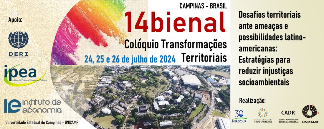 14ª Bienal do Colóquio Transformações Territoriais