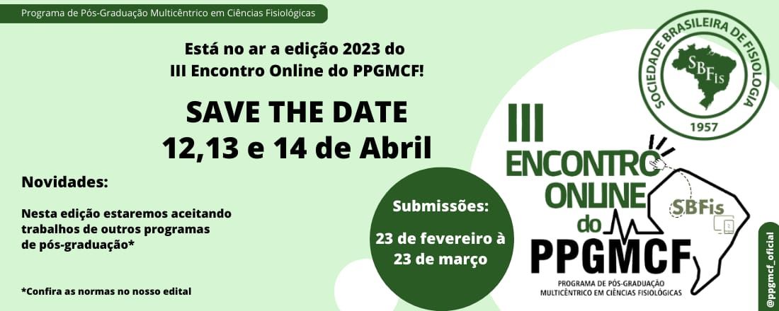 III Encontro Online do PPGMCF