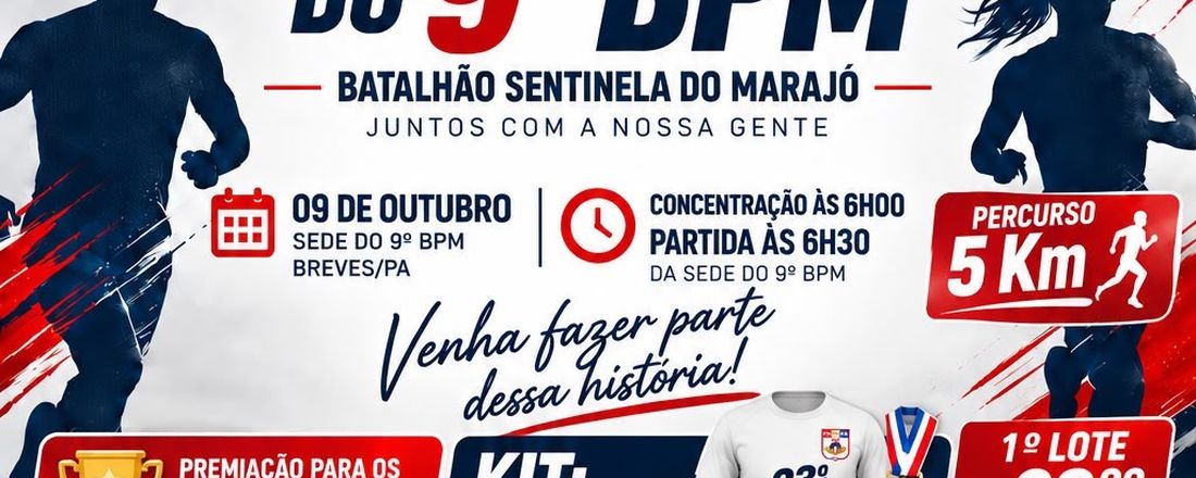 2º corrida do 9º Batalhão de Polícia militar