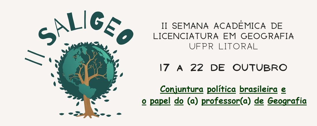 II SALIGEO - Semana Acadêmica de Licenciatura em Geografia