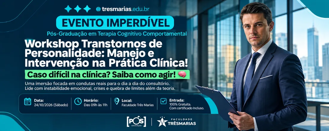 Workshop Transtornos de Personalidade: Manejo e Intervenção na prática clínica.