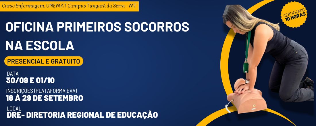 OFICINA PRIMEIROS SOCORROS NA ESCOLA