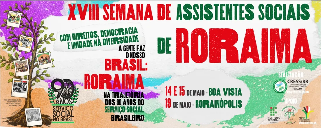XVIII SEMANA DE ASSISTENTES SOCIAIS DE RORAIMA - 2026