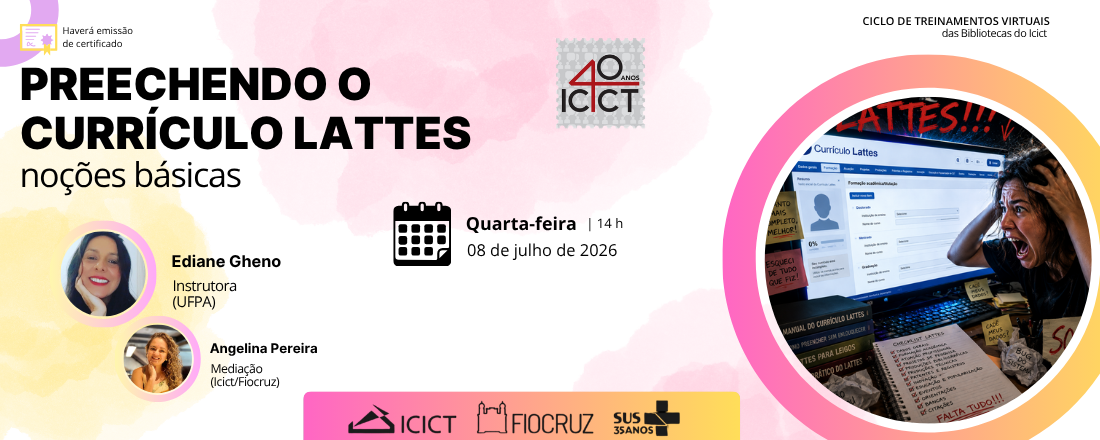 Preenchendo o currículo lattes: noções básicas