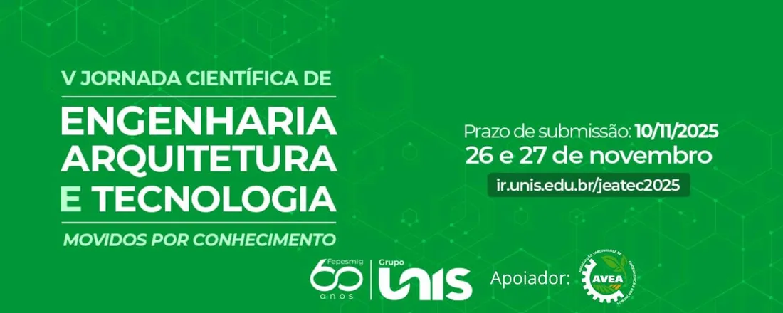 V JEATEC - JORNADA CIENTÍFICA DE ENGENHARIA, ARQUITETURA E TECNOLOGIA