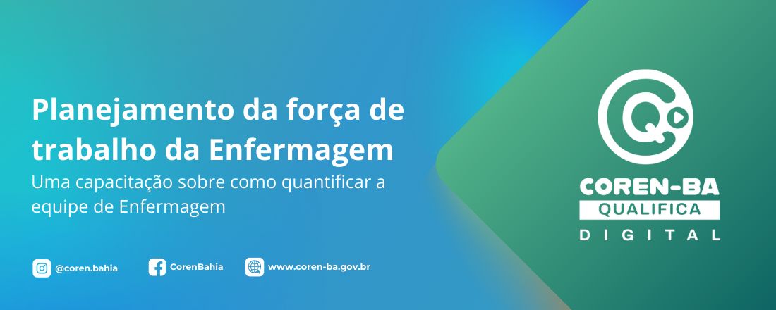 Planejamento da força de trabalho da Enfermagem
