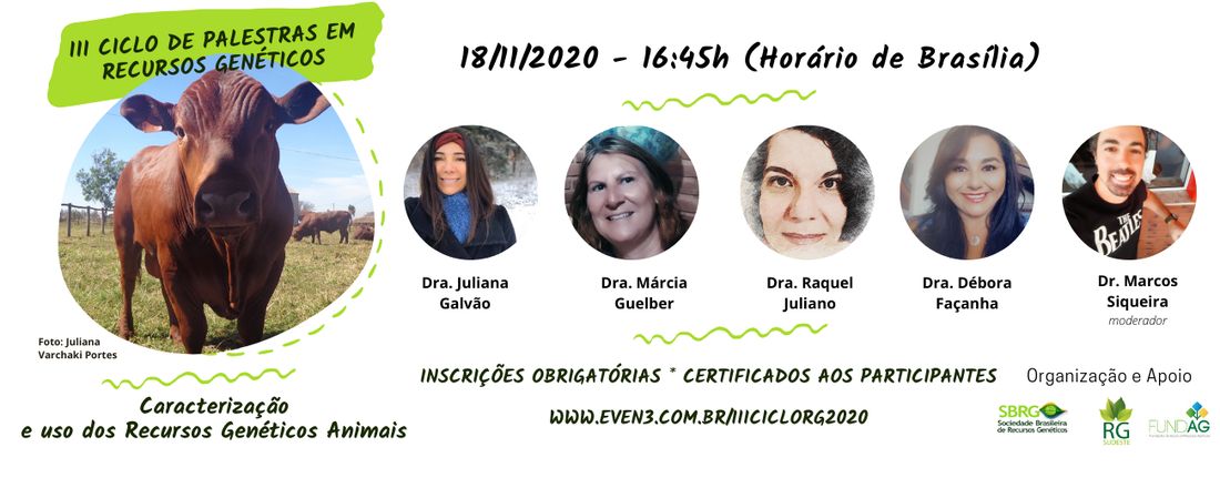 III CICLO DE PALESTRAS EM RECURSO GENÉTICOS