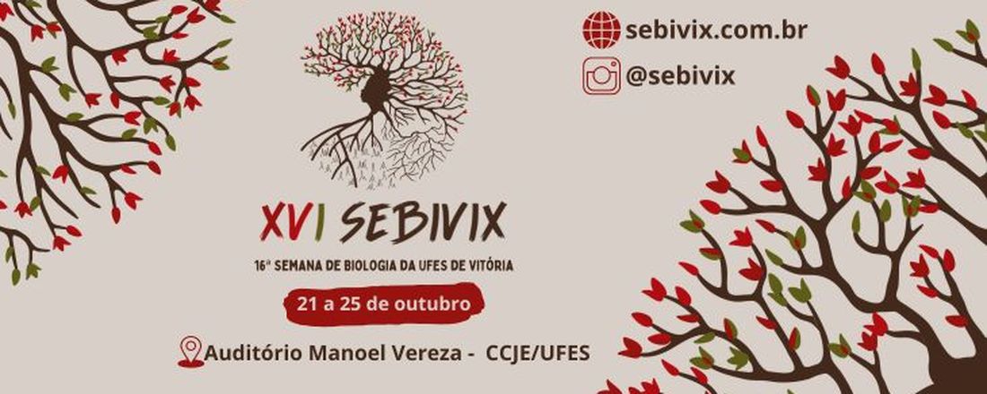 16ª Semana de Biologia da UFES de Vitória
