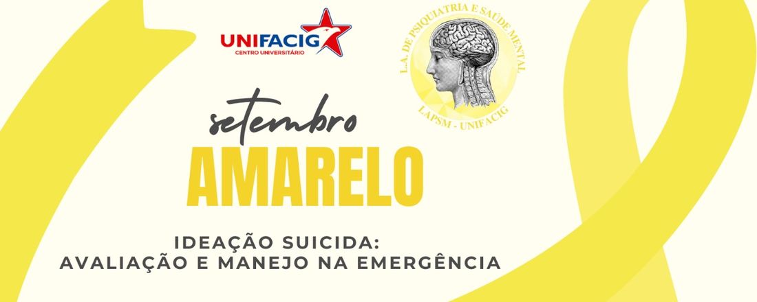 IDEAÇÃO SUICIDA: AVALIAÇÃO E MANEJO NA EMERGÊNCIA