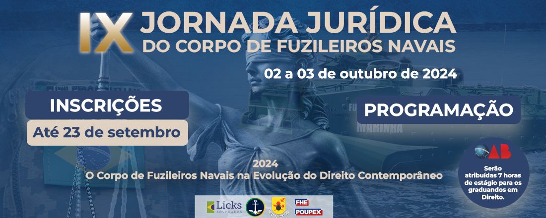 IX JORNADA JURÍDICA DO CORPO DE FUZILEIROS NAVAIS
