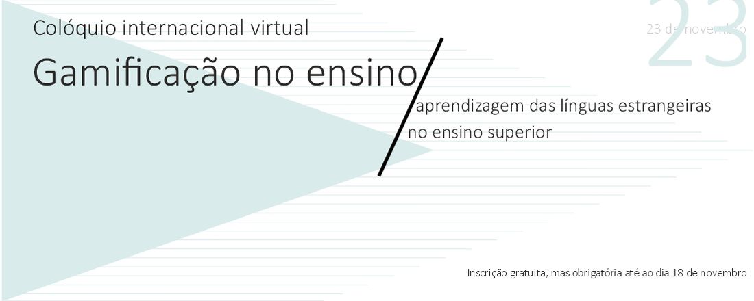 Gamificação no ensino: aprendizagem das línguas estrangeiras no ensino superior