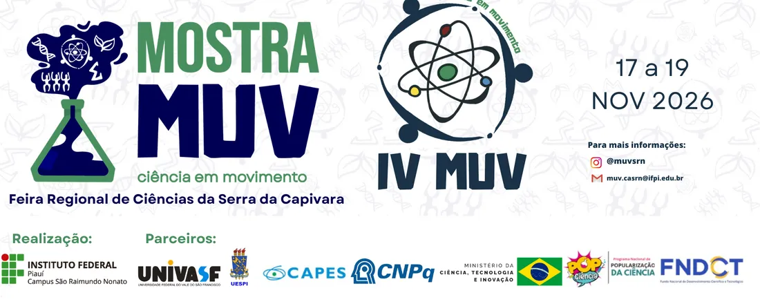 IV MUV - Ciência em Movimento - Mostra MUV