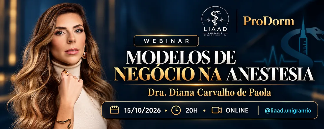 MODELOS DE NEGÓCIOS NA ANESTESIA - O FUTURO COMEÇA AGORA