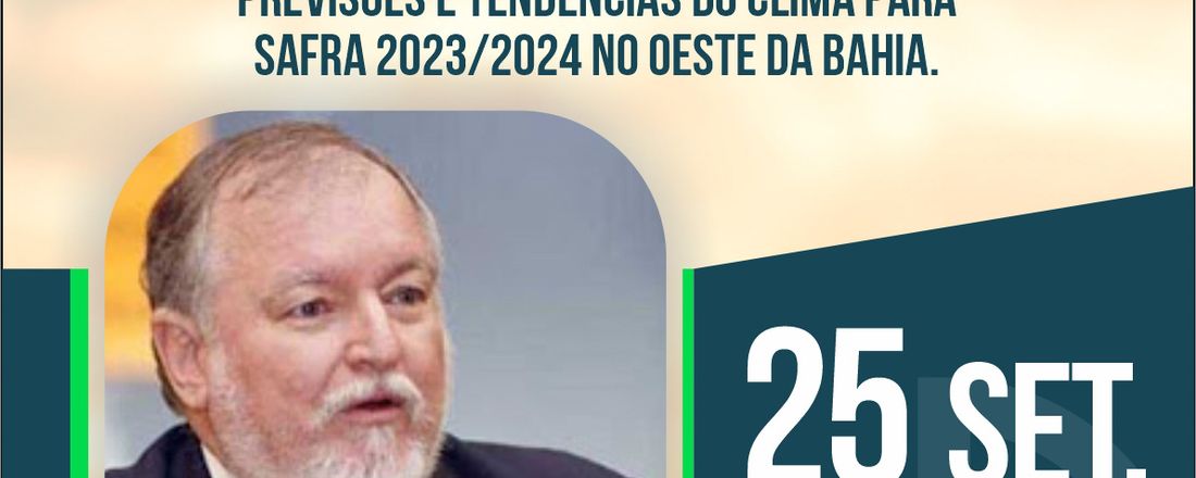 Previsões e tendências do clima para safra 23/24 no oeste da Bahia