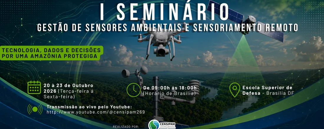 I Seminário de Gestão de Sensores Ambientais e Sensoriamento Remoto