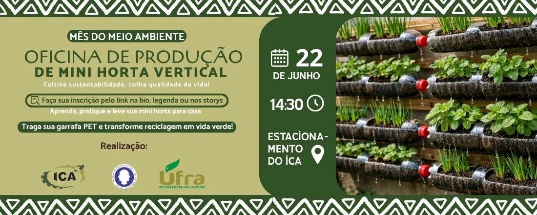 Oficina de Produção de Mini Horta Vertical