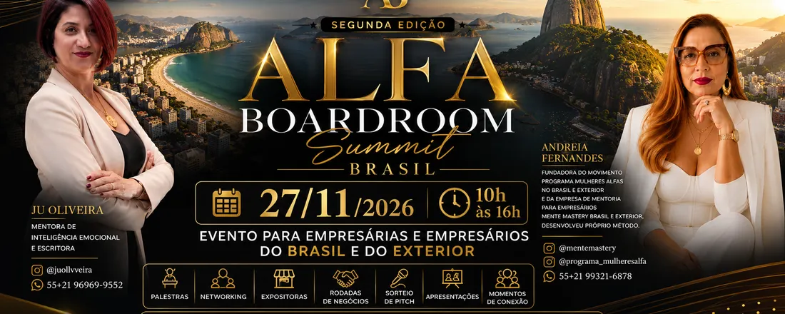 ALFA BOARDROOM SUMMIT BRASIL SEGUNDA EDIÇÃO RJ