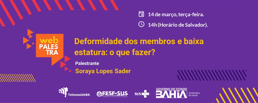 Webpalestra: Deformidade dos membros e baixa estatura: o que fazer?