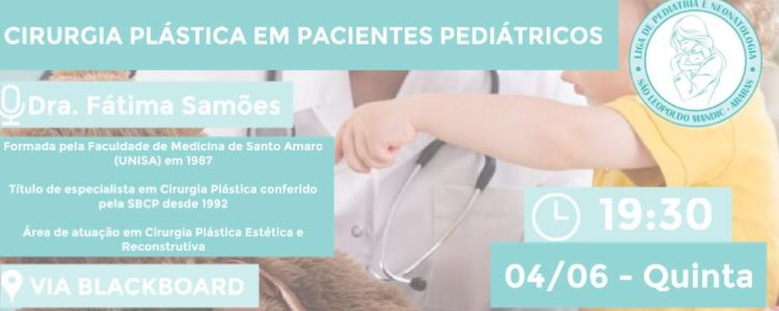 Aula "cirurgia plástica em pacientes pediátricos"